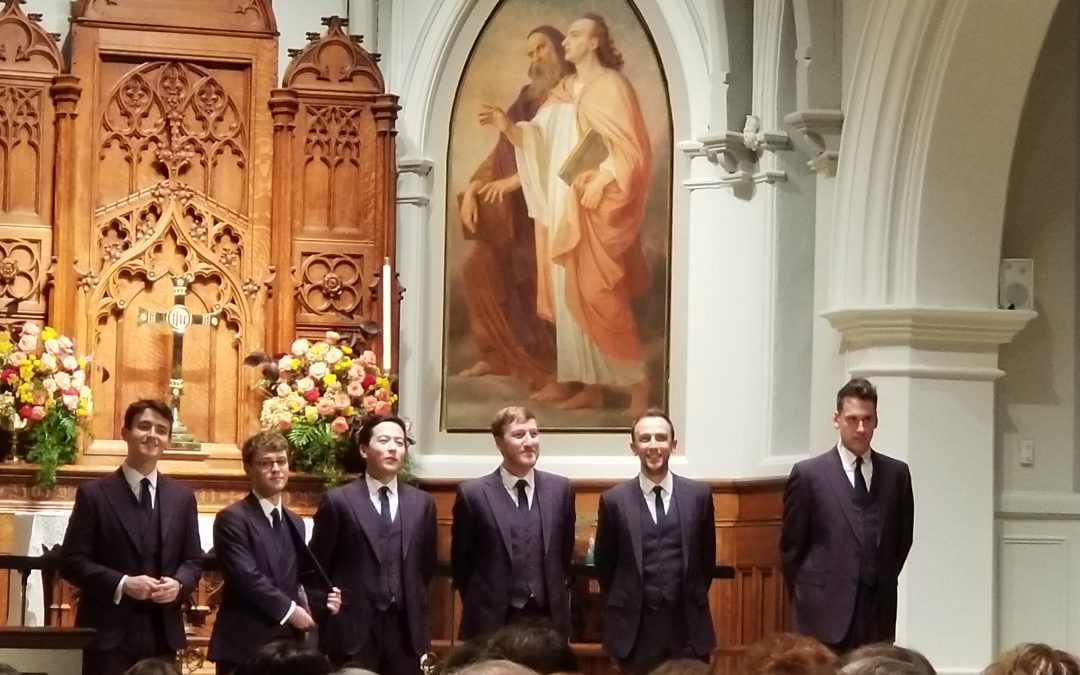 REVIEW:  The King’s Singers in Concert at Saint John’s Georgetown