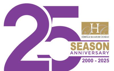 The Heritage Signature Chorale continues to mark 25th Anniversary with upcoming November concert